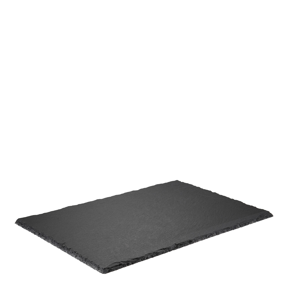 Modern House - Slate serveringsfat 30x20 cm svart