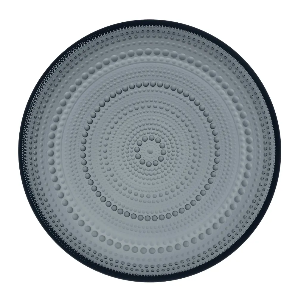 Kastehelmi tallerken 24,8 cm mørk grå