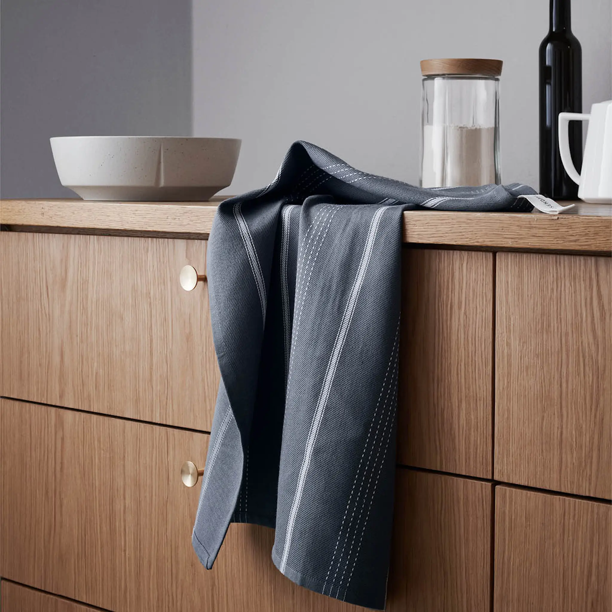Rosendahl Alpha kjøkkenhåndkle 50x70 cm mørkegrå