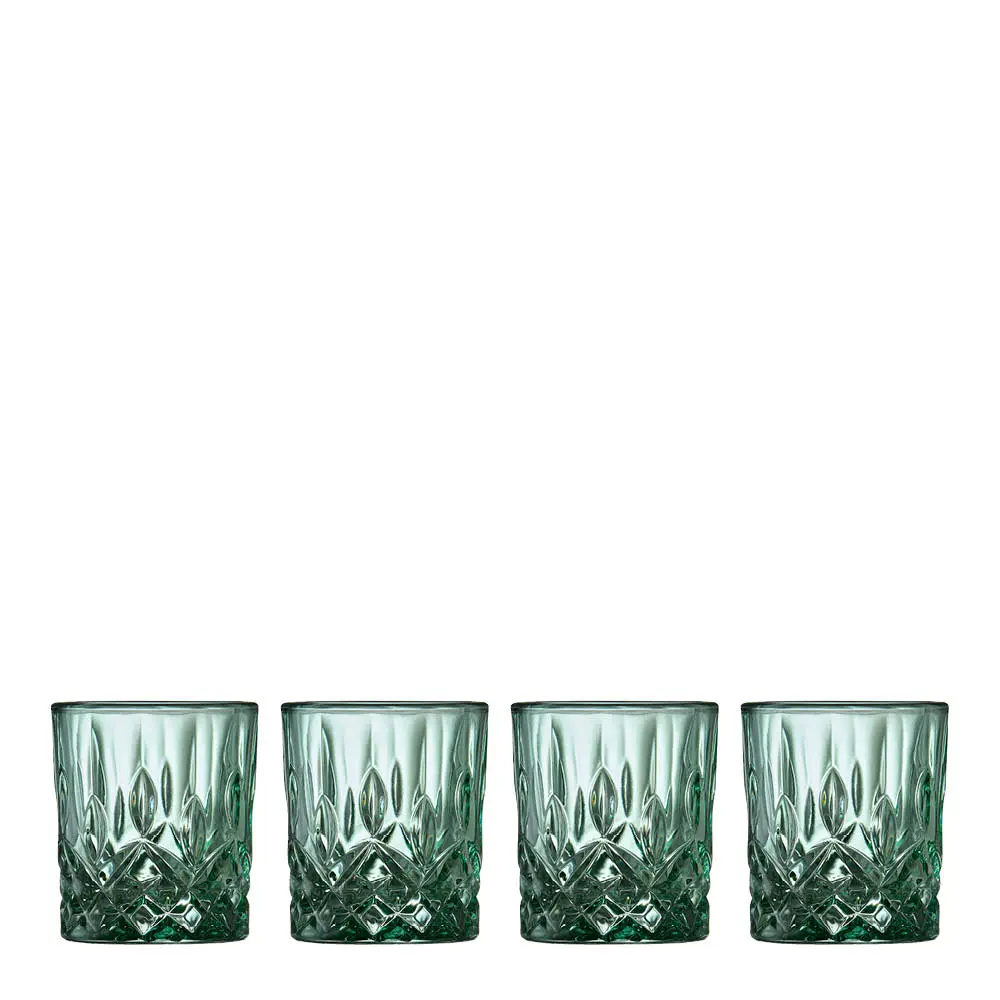 Sorrento shotglass 4 cl 4 stk grønn