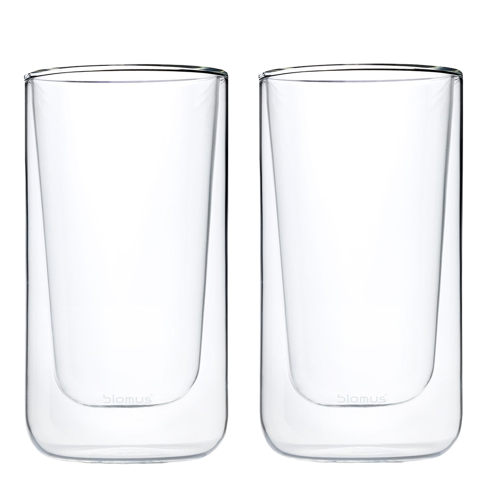 Blomus - Nero Latte Macchiatoglas isolerande 32 cl 2-pack