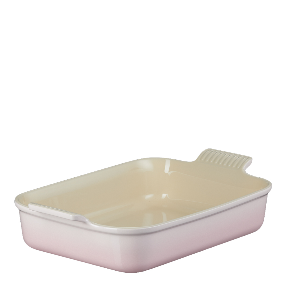 Le Creuset - Heritage Rektangulär Form 32 cm Shell Pink