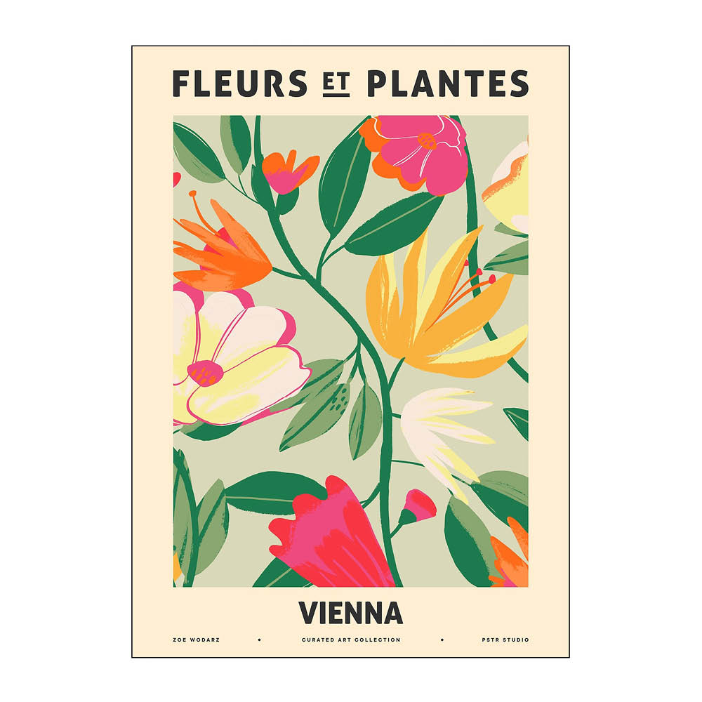 Läs mer om Poster & Frame - PSTR Studio poster 30x40 cm zoe fleurs et plantes vienna