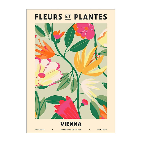 PSTR Studio poster 30x40 cm zoe fleurs et plantes vienna