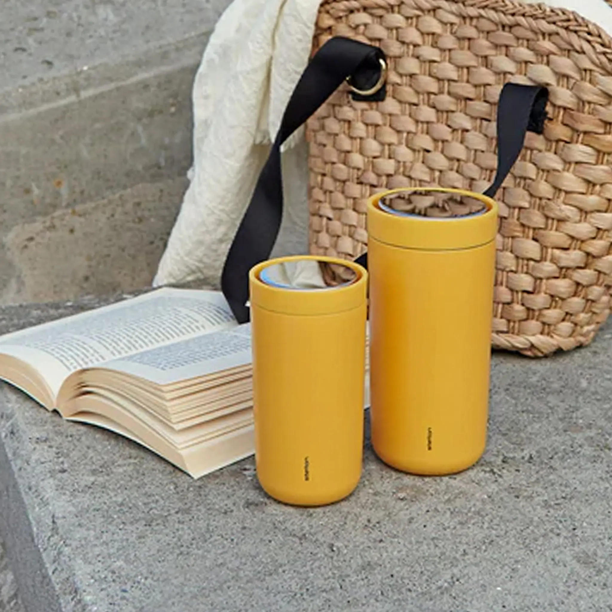 Stelton To Go Click Mugg 20 cl Soft Poppy Yellow