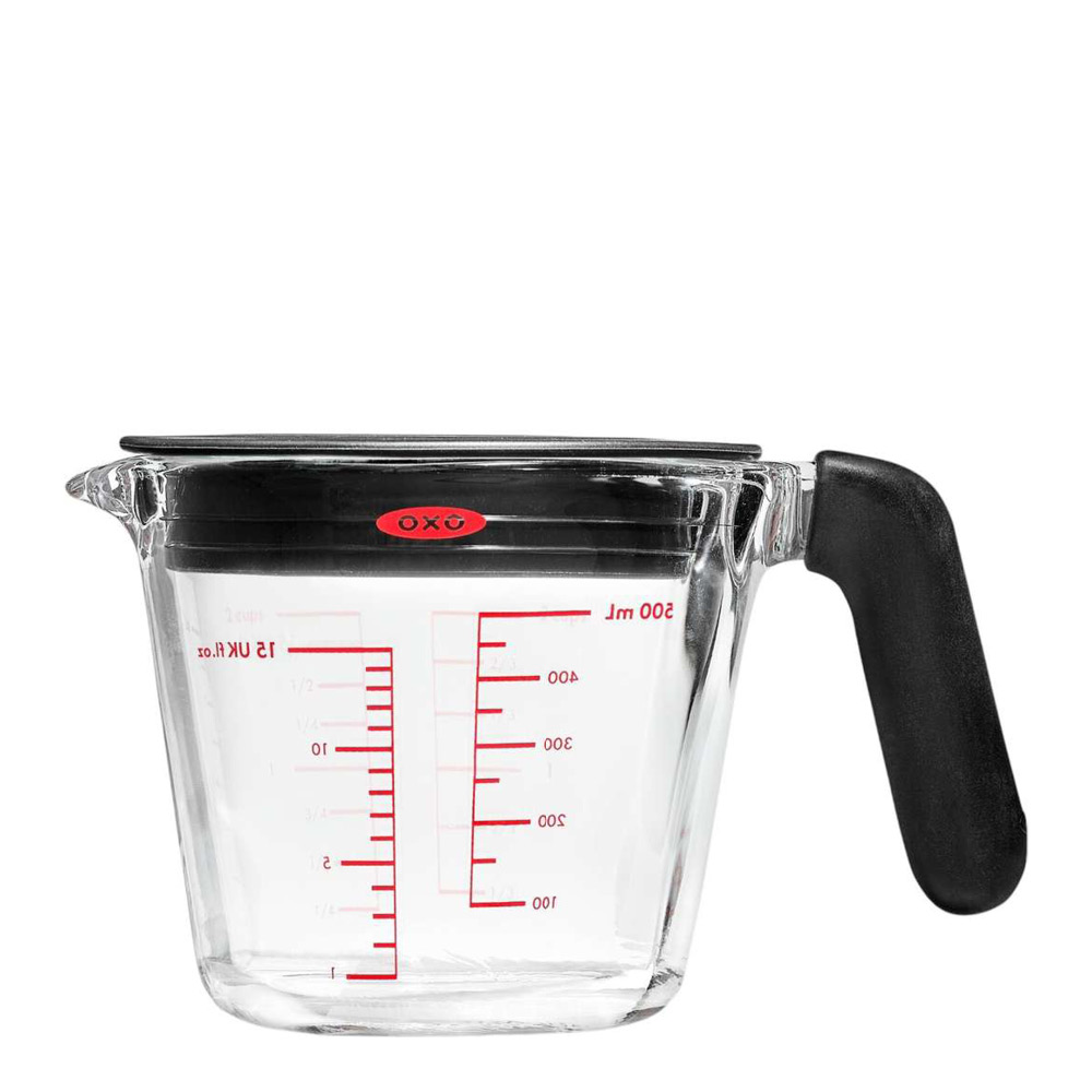 Oxo – Måttkanna med lock 0,5 L glas