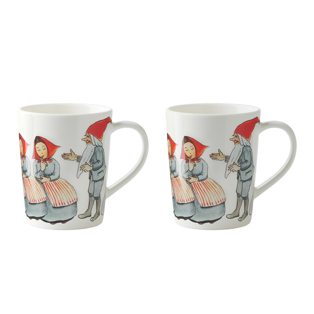 Design House Stockholm – Elsa Beskow Glöggmugg Tomtemor/Tomtefar 2-pack