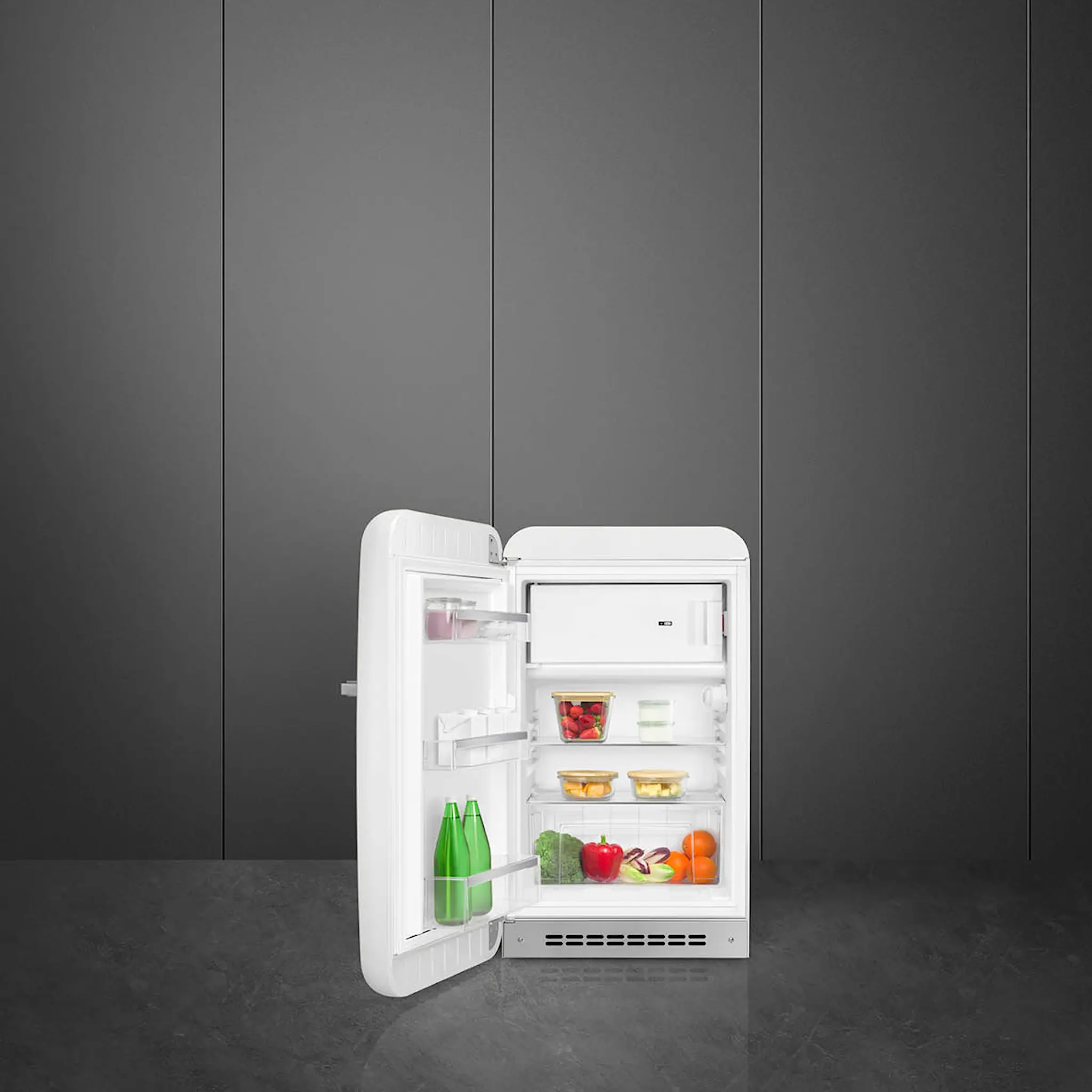 SMEG 50's Style Jääkaappi vasenkätinen FAB10L Valkoinen