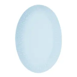 Aida - Life in colour Confetti ovalt fat 36x25,5 cm aqua