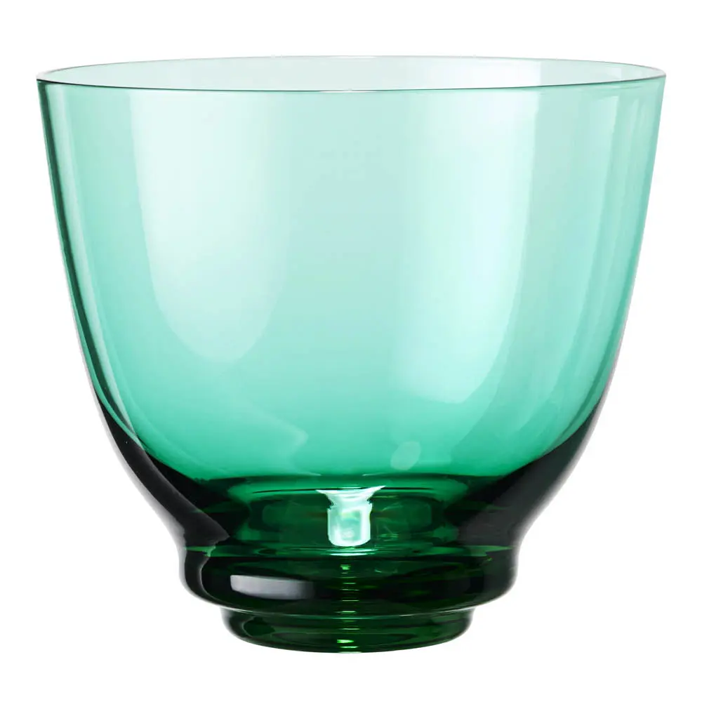 Flow vannglass 35 cl emerald green