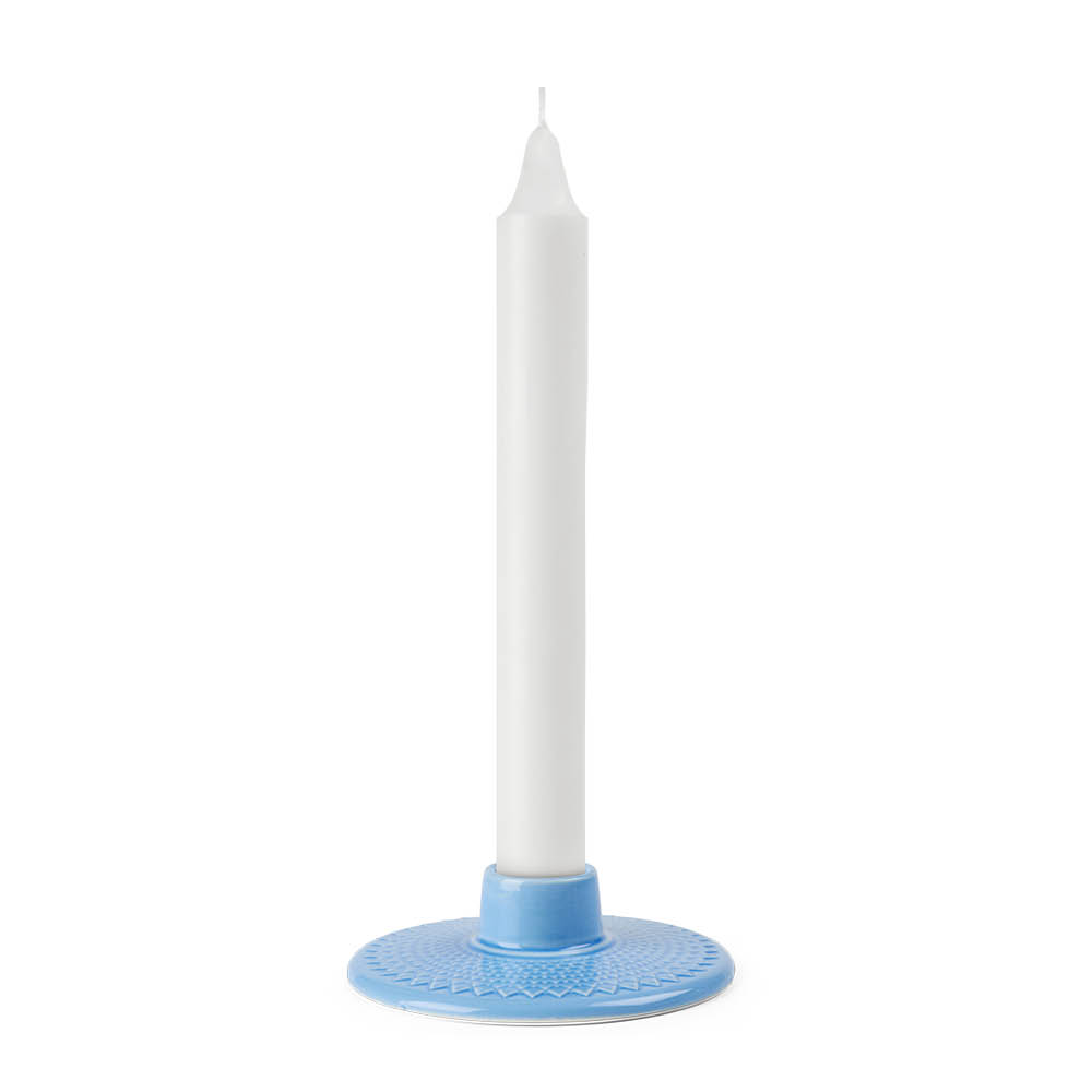 Lyngby Porcelæn – Rhombe Color Ljusstake 3 cm Blå