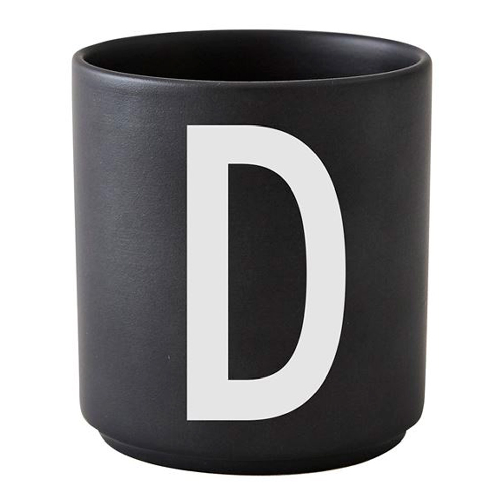 Design Letters – Mugg 25 cl D Svart