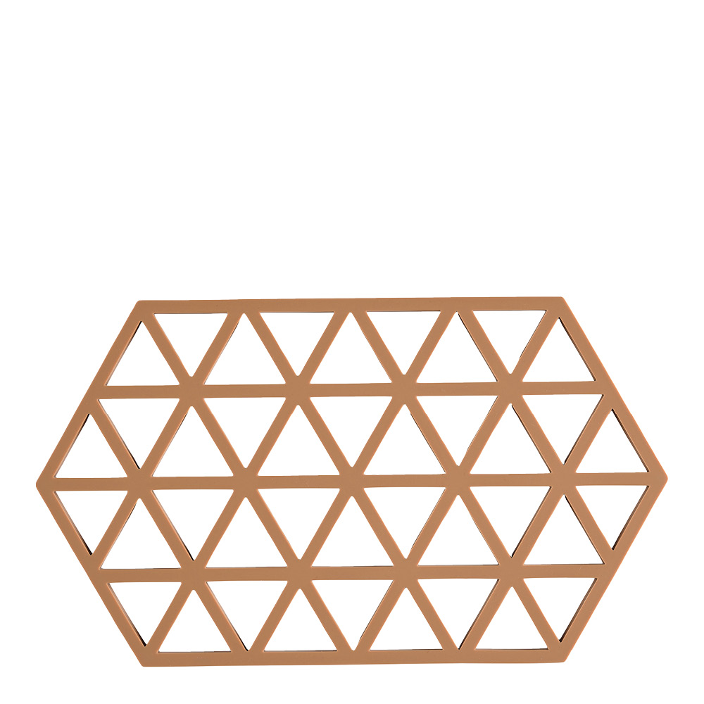 Läs mer om Zone - Triangles Grytunderlägg 24 cm Light Terracotta