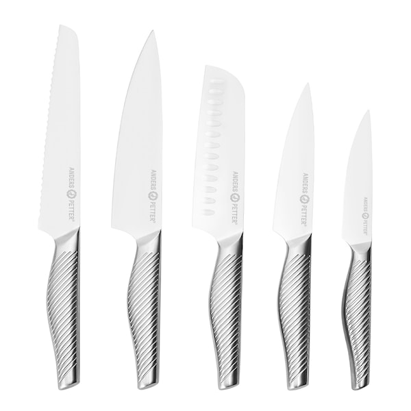 Knivset 5 delar Rostfritt stål