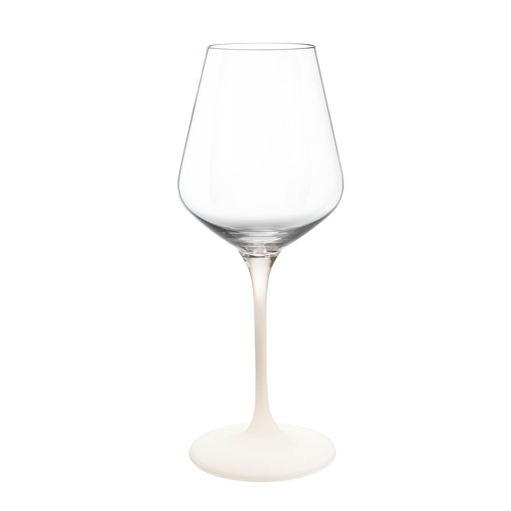 Läs mer om Villeroy & Boch - Manufacture Rock Blanc Vitvinsglas 38 cl 4-pack Vit