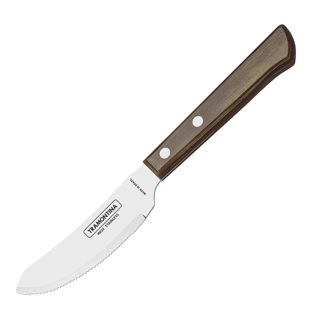 Läs mer om Tramontina - Polywood pizzakniv 21 cm brun