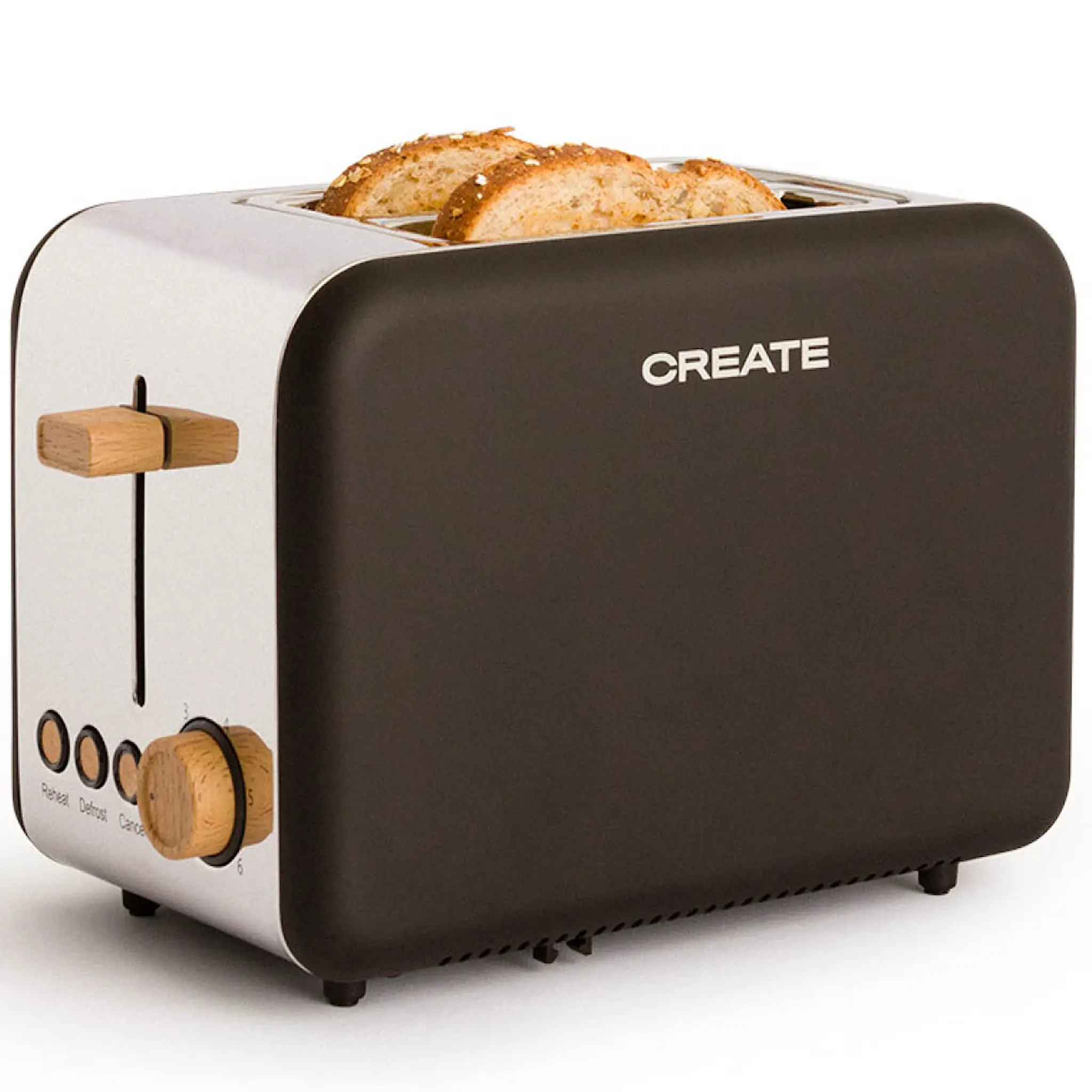 Create Toast Retro Leivänpaahdin Musta