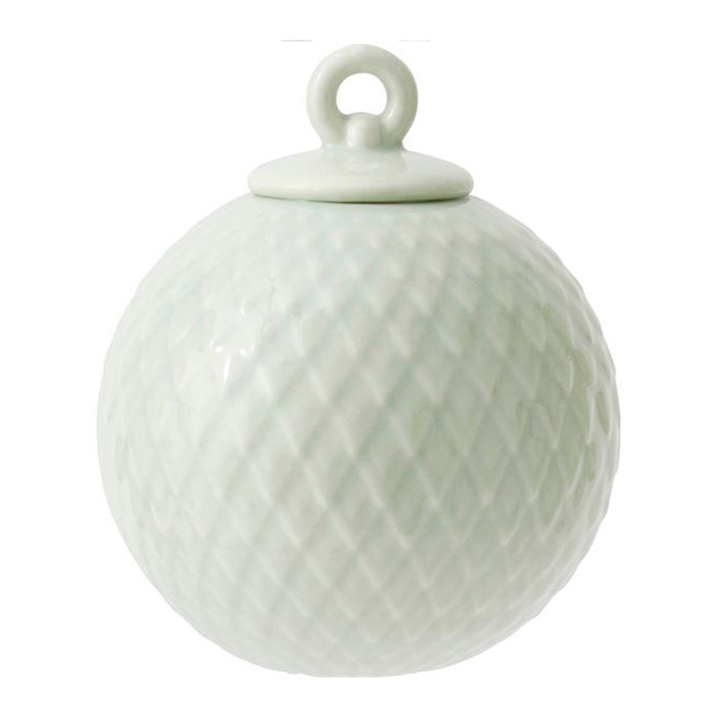 Lyngby Porcelæn - Rhombe Dekorationskula 7 cm Softgreen