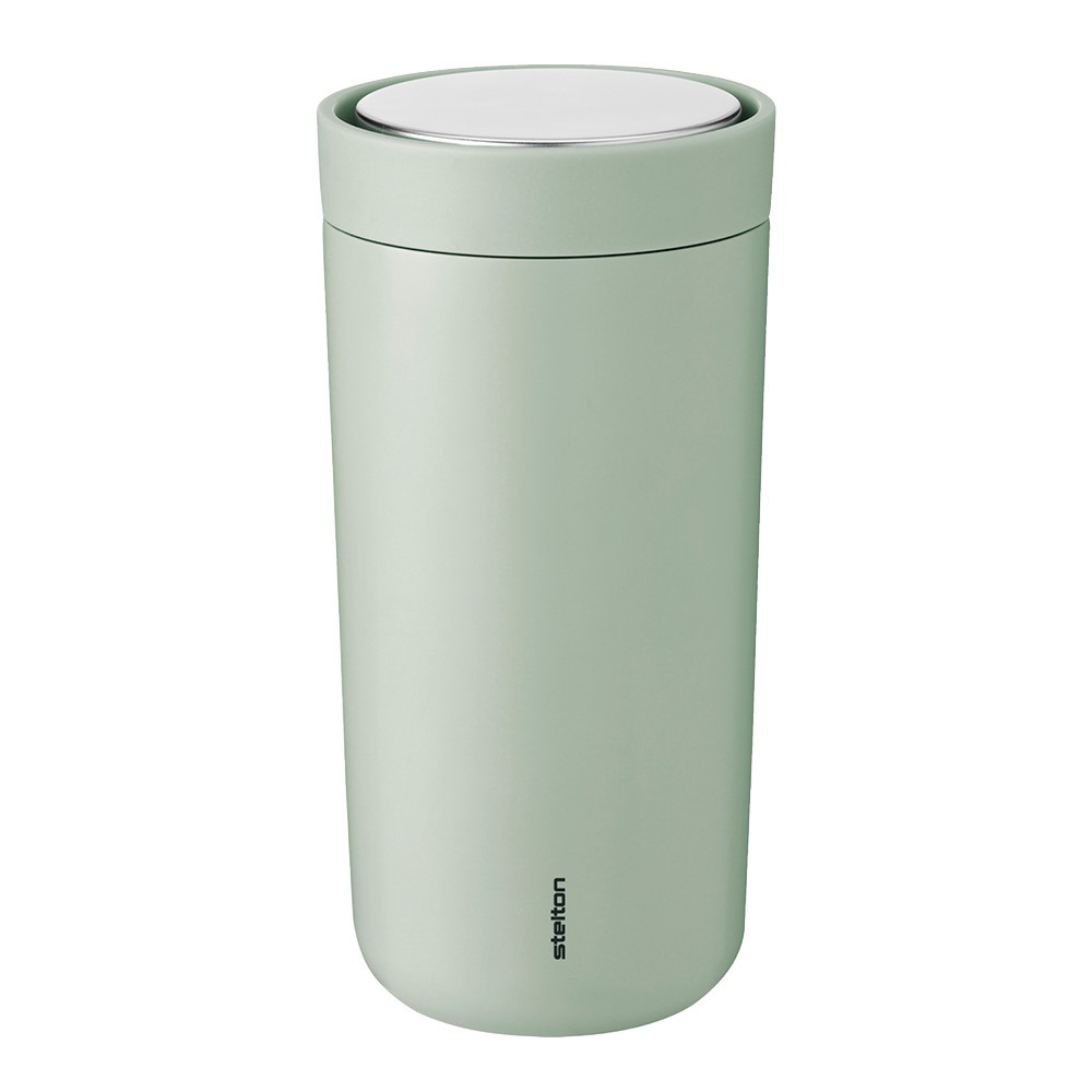 Läs mer om Stelton - To Go Click termomugg 40 cl minty moss