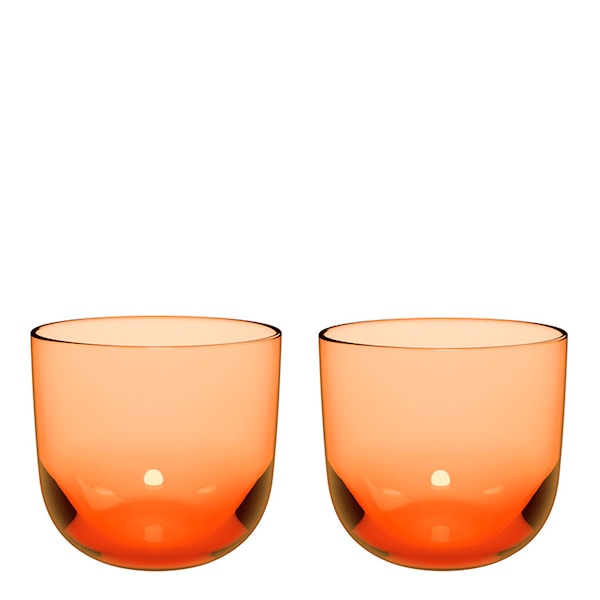 Vattenglas 28 cl 2-pack Apricot