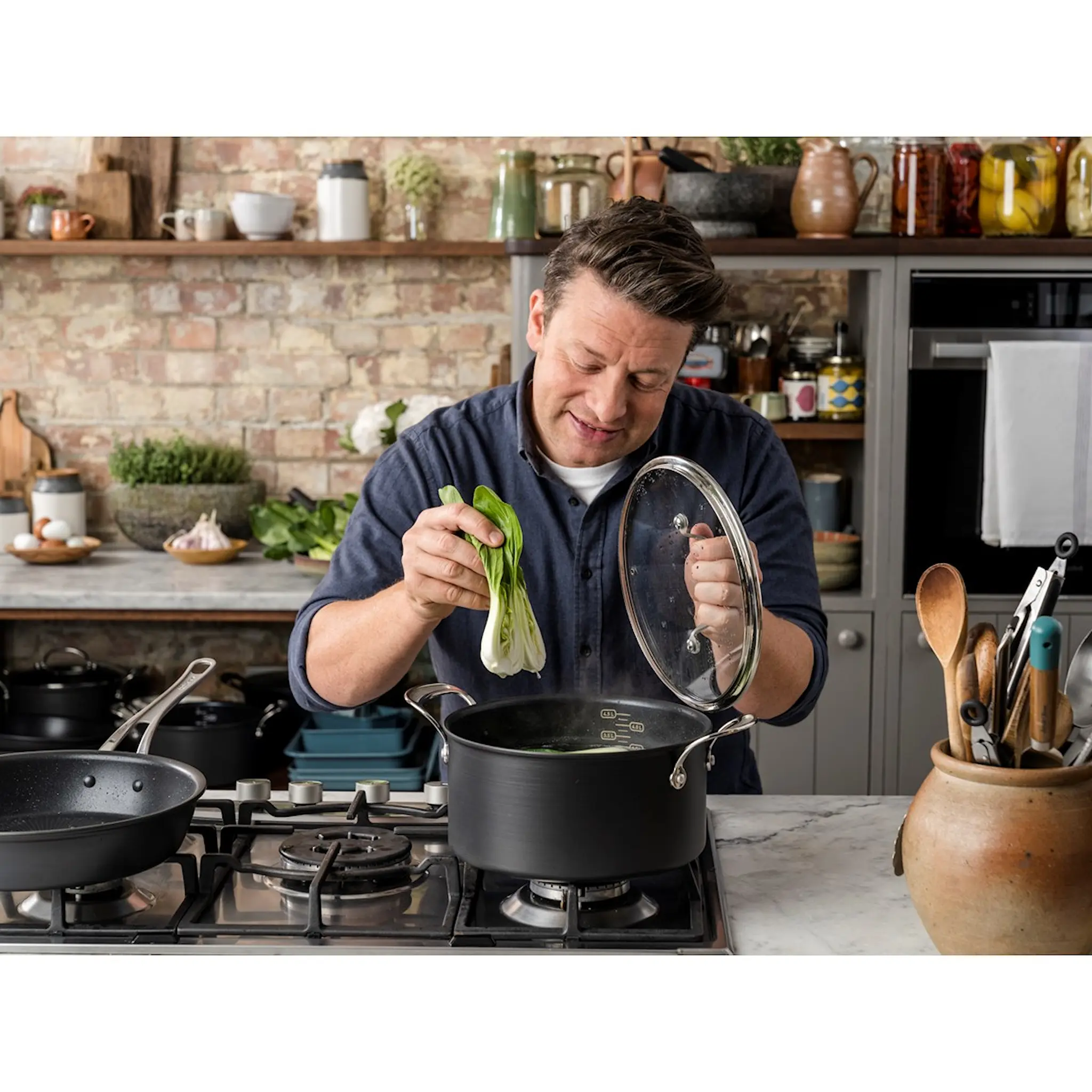Tefal Jamie Oliver Kattila kannella 24 cm 5,2 L