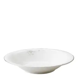 Royal Porcelain Angelina Platinum Syvä lautanen 23,5 cm Valkoinen