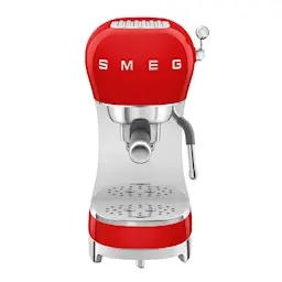 SMEG Espressomaskin rød