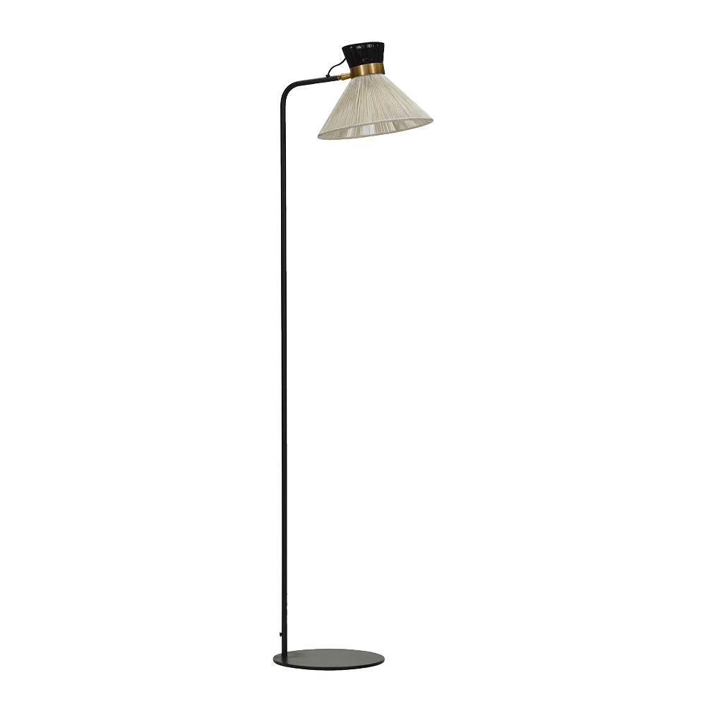 House Doctor - Cord golvlampa 132 cm svart