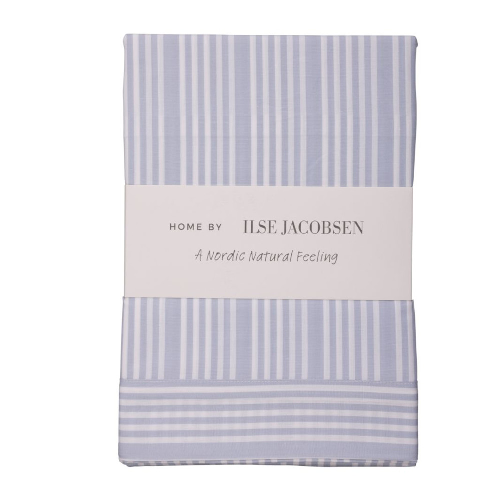 Home by Ilse Jacobsen - Bedding Collection Tyynyliina 60x63 cm 2 kpl Powder Blue Stripes