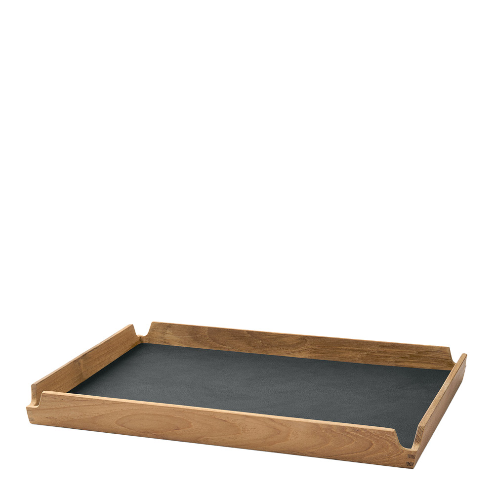 LIND DNA – Airy teak bricka 28,6×36,6 cm nupo antracit