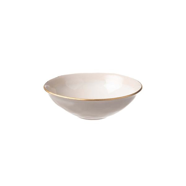 Heirol x Nosse Skål 16 cm Edge Ivory Gold