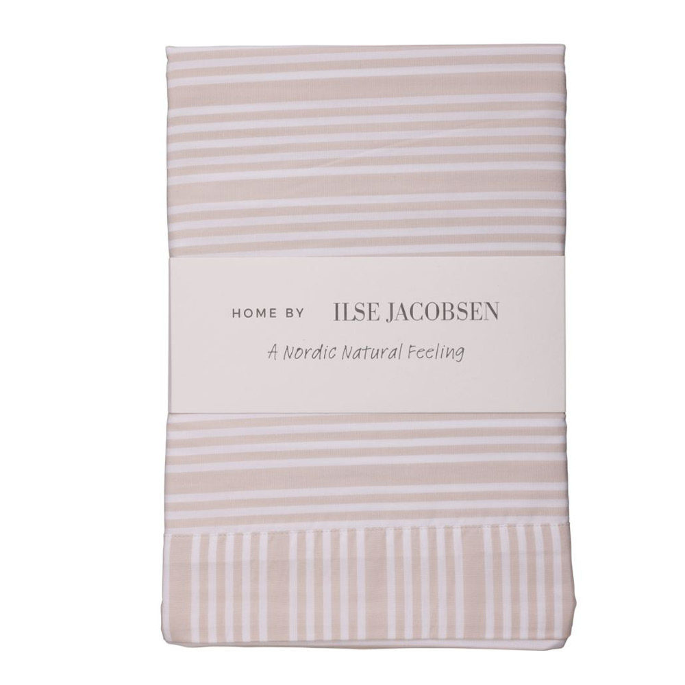 Home by Ilse Jacobsen - Bedding Collection Tyynyliina 60x63 cm 2 kpl Sand Beige Stripes