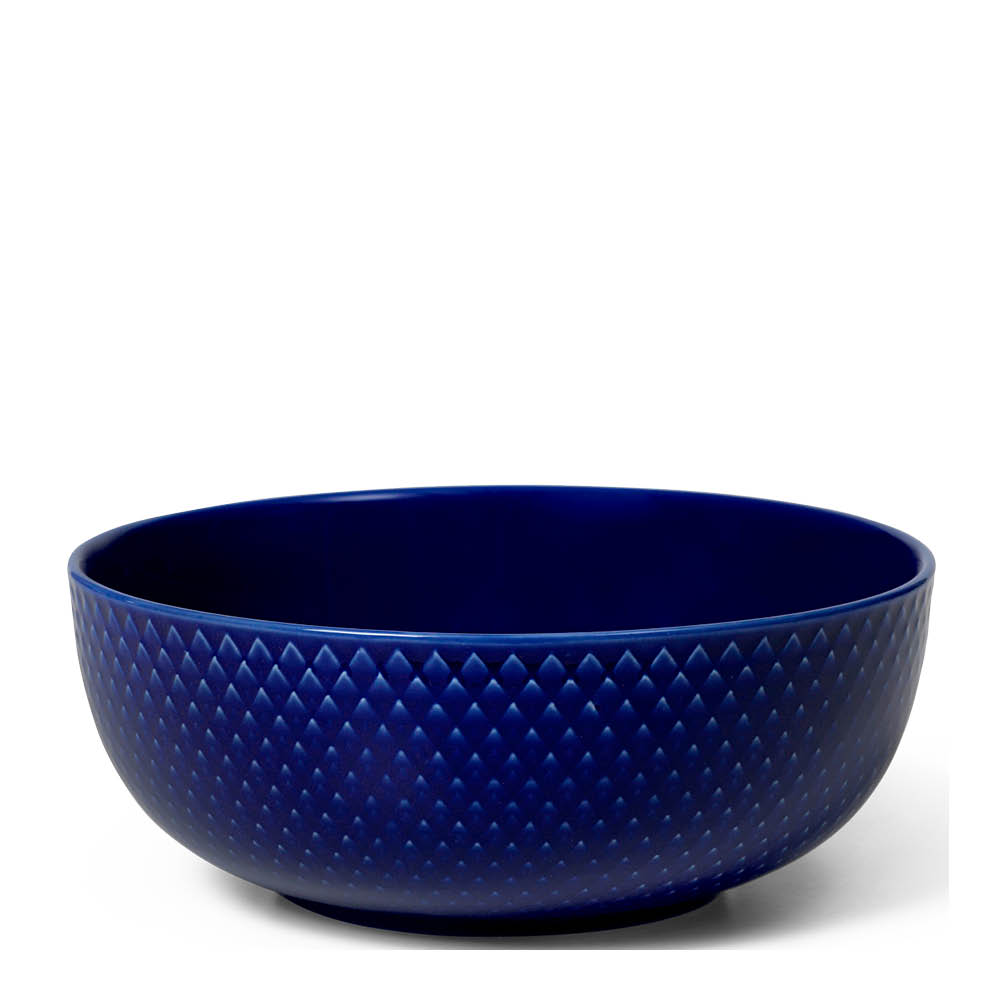 Lyngby Porcelæn – Rhombe Color Skål 15.5 cm Mörkblå