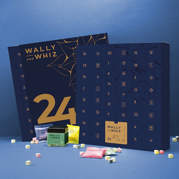 Wally Whiz adventskalender vingummi