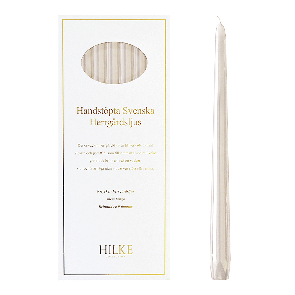 Hilke - Herrgårdsljus 30 cm 6-pack Beige