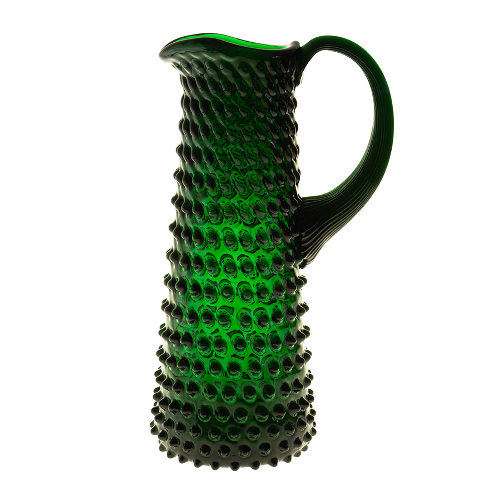 Klimchi – Hobnail karaff hög 1 l dark green