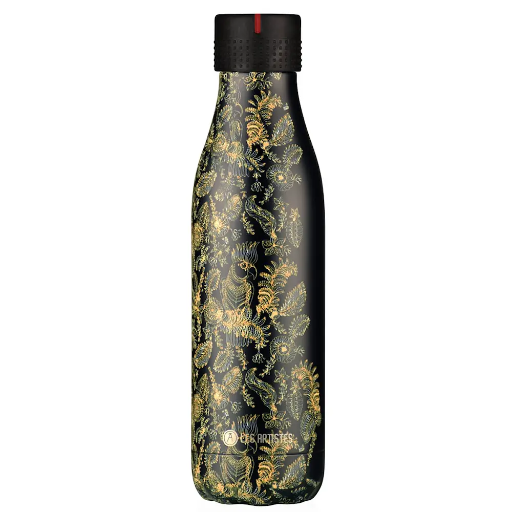 Bottle Up Design termoflaske 0,5L paisley svart