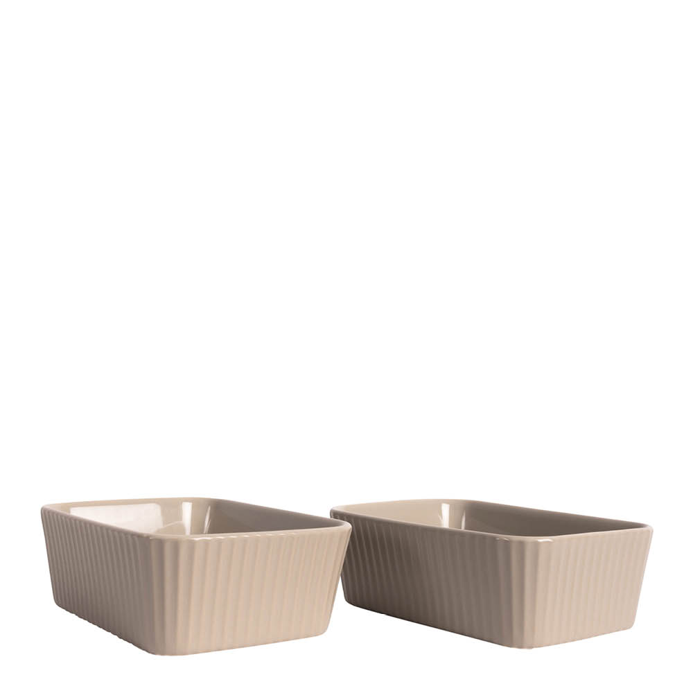 Sagaform – Flora Ugnsformar 12 cm 2-pack Beige