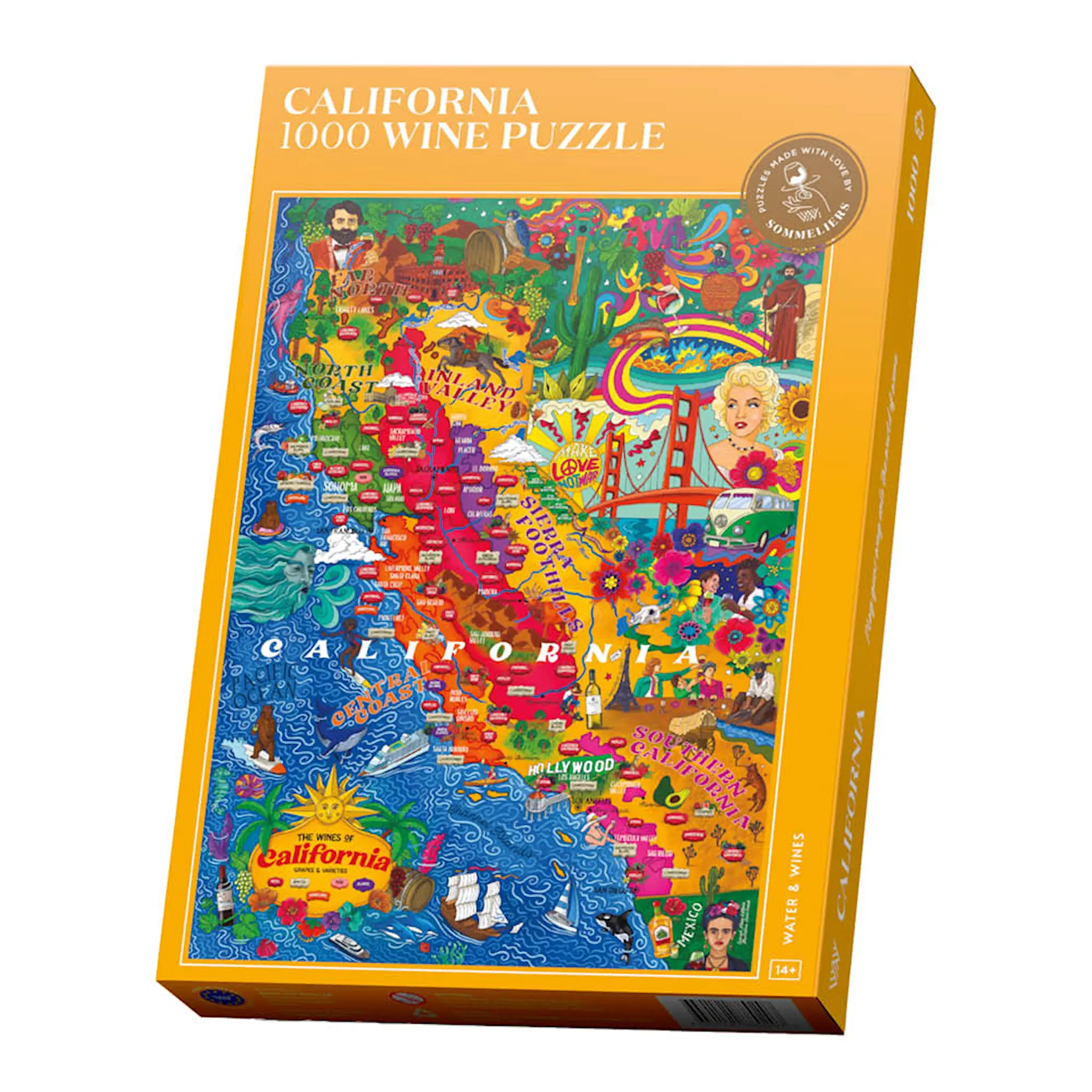 Water and Wines Wine Puzzle Palapeli 1000 palaa