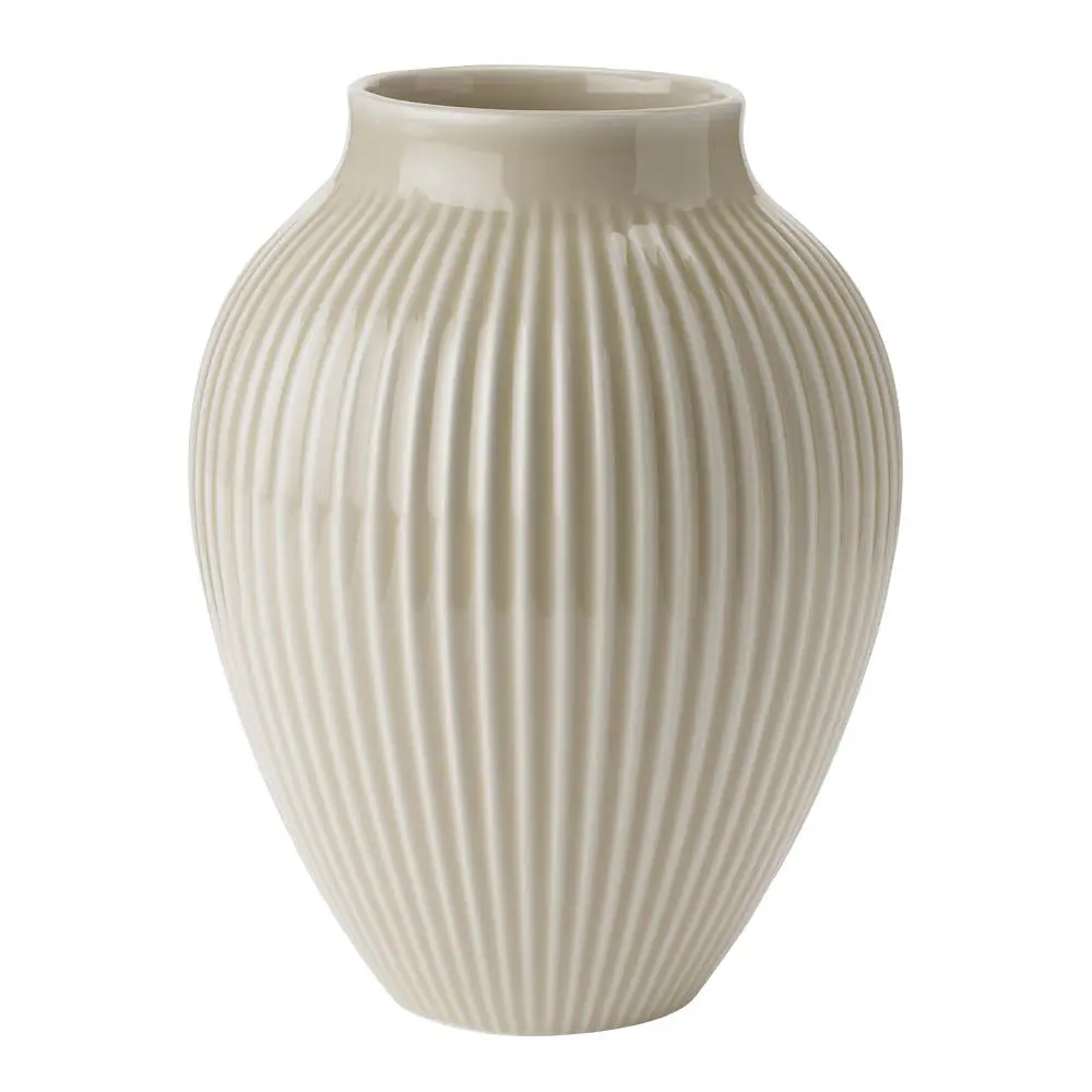 Ripple vase 20 cm sand