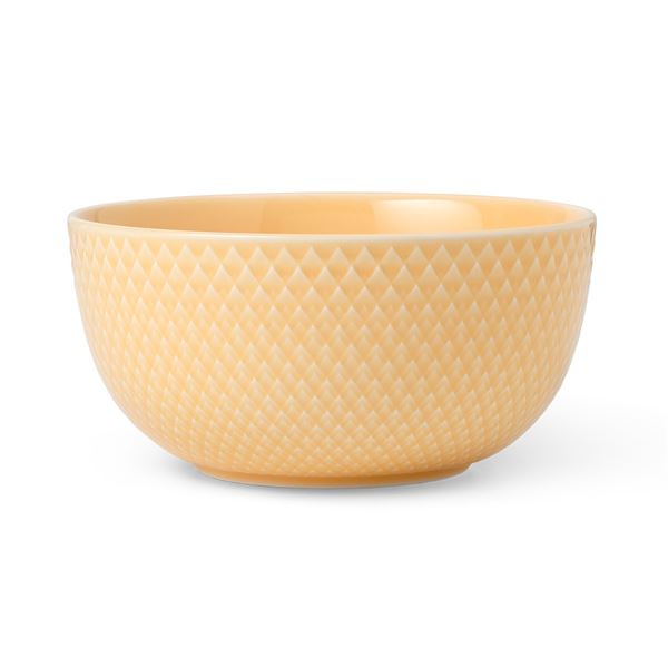 Lyngby Porcelæn – Rhombe Color Skål 13 cm Sand