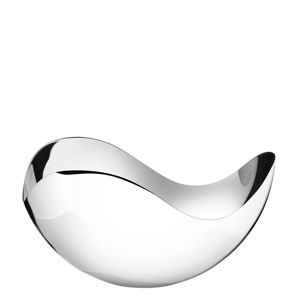 Georg Jensen – Bloom Skål Rostfritt stål Petit 16 cm