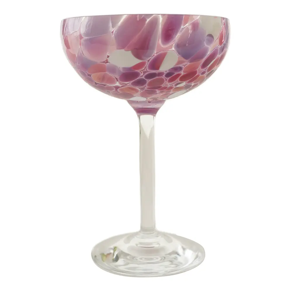 Swirl champagneglass 22 cl rosa