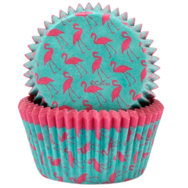 Cacas - Muffinsform Flamingo D5 cm 50-Pack