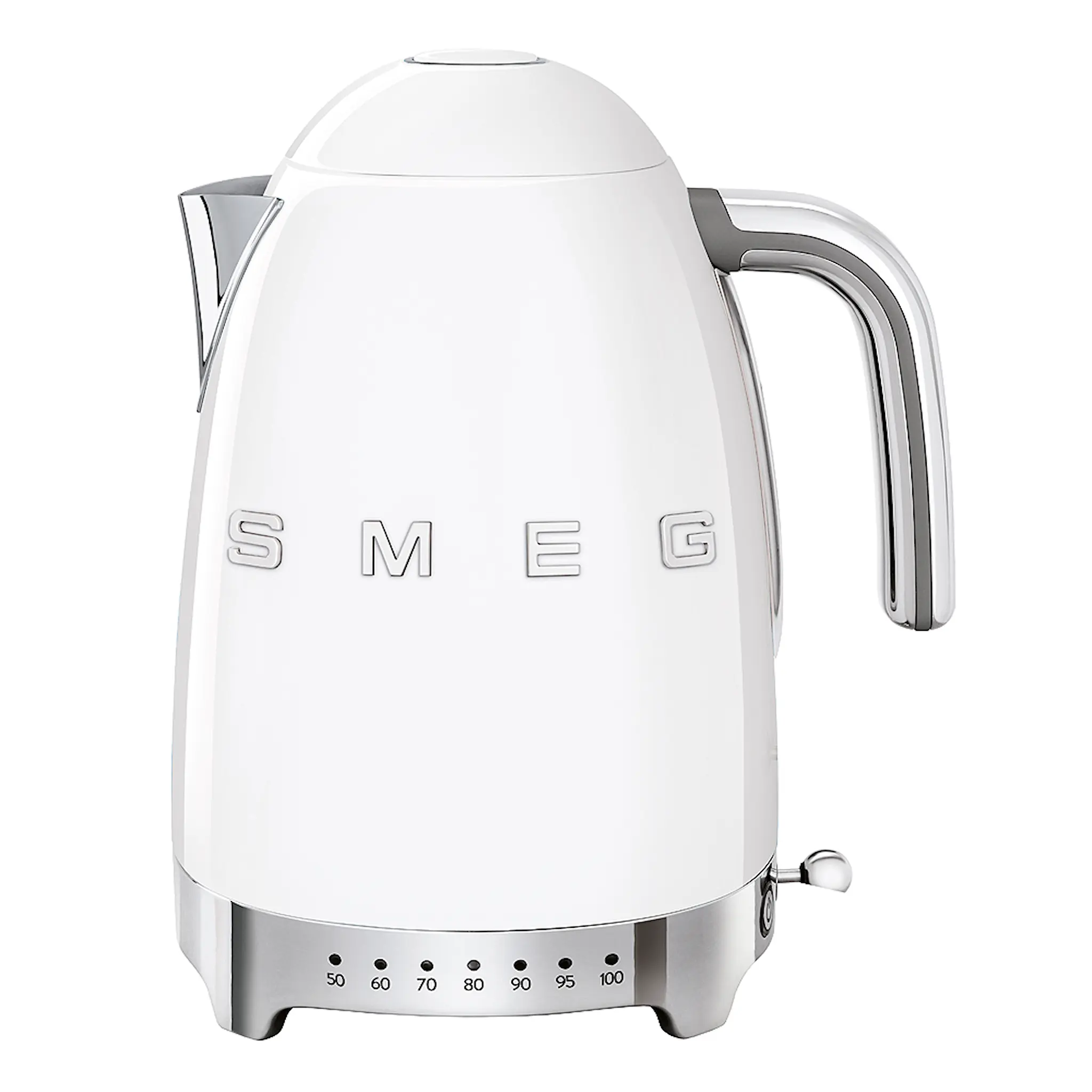 SMEG 50's Style Vattenkokare 7 temperaturer KLF04 1,7 L Vit