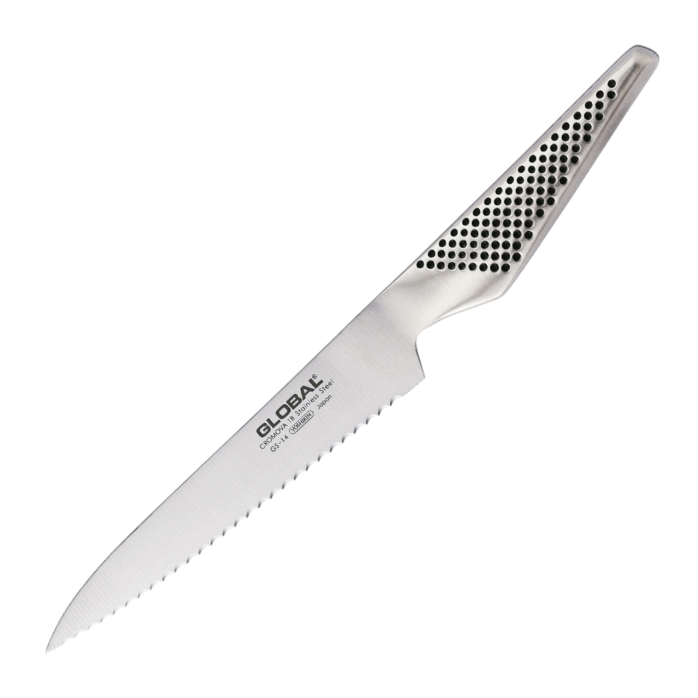 Global – Global GS-14 Allkniv vågtandad 15 cm