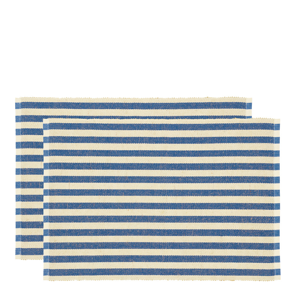 Södahl – Statement Stripe Bordstablett 33×48 cm 2-pack Blå