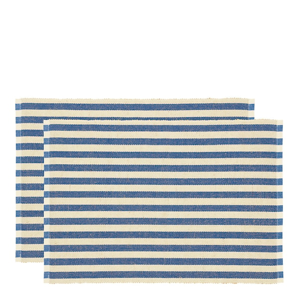 Statement Stripe Bordstablett 33x48 cm 2-pack Blå