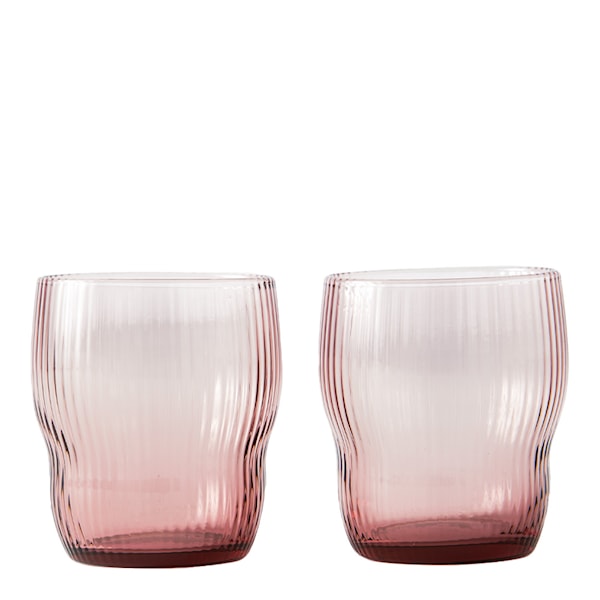 Pum Glas 9 cm 2-pack Lila