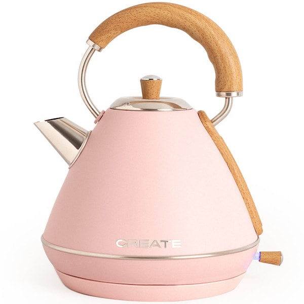 Kettle Retro Vattenkokare 1,7 L Rosa